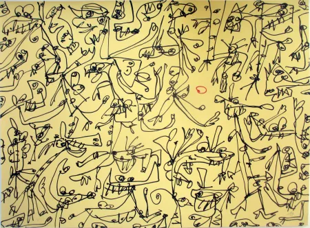 Lithographie Saura - Danse au Soleil