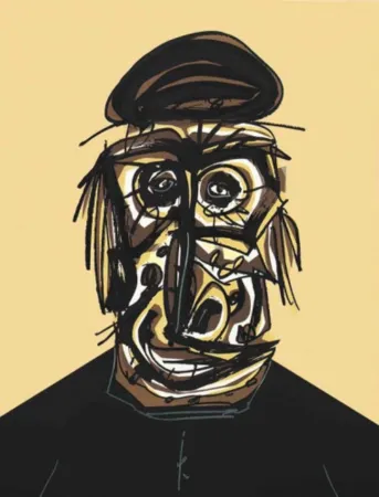 Lithographie Saura - Don