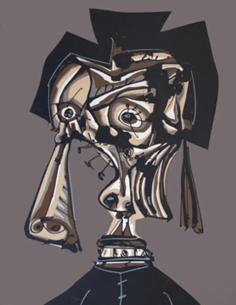 Lithographie Saura - Dora Maar IV