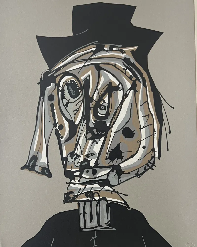 Lithographie Saura - Dora Maar Visitada I -  Atelier Clot, Bramsen & Co