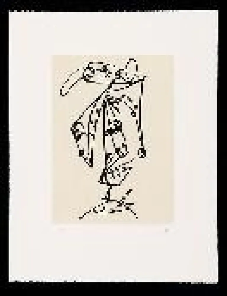 Eau-Forte Et Aquatinte Saura - Frauen portrait mit Hut 1