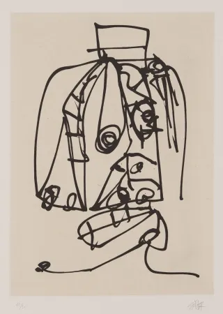 Eau-Forte Et Aquatinte Saura - Frauen portrait mit Hut 3