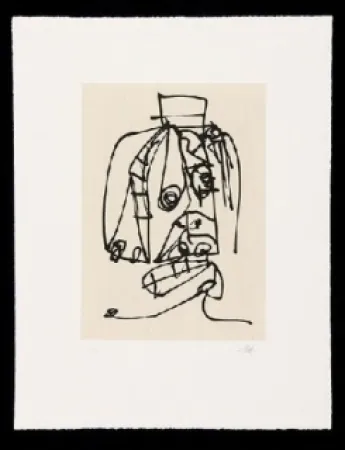 Eau-Forte Et Aquatinte Saura - Frauen Portrait mit Hut 3