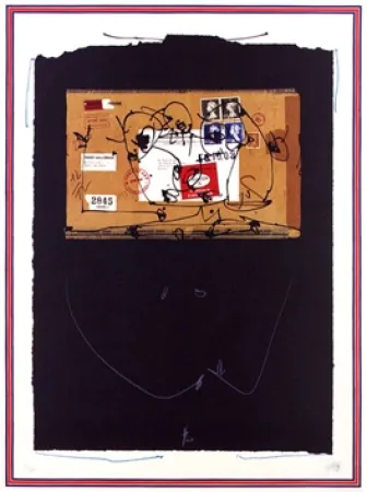 Lithographie Saura - Sans Titre