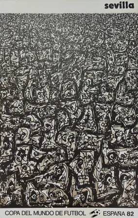 Affiche Saura - Sevilla - Copa del Mundo de futbol