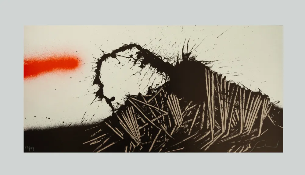 Sérigraphie Scanavino - Tramature (L)