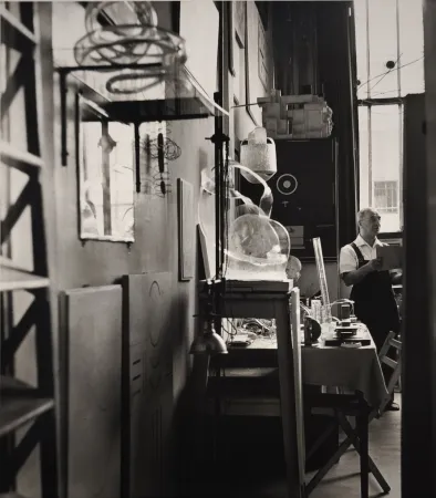 Photographie Scheidegger - Georges Vantongerloo, 1950.