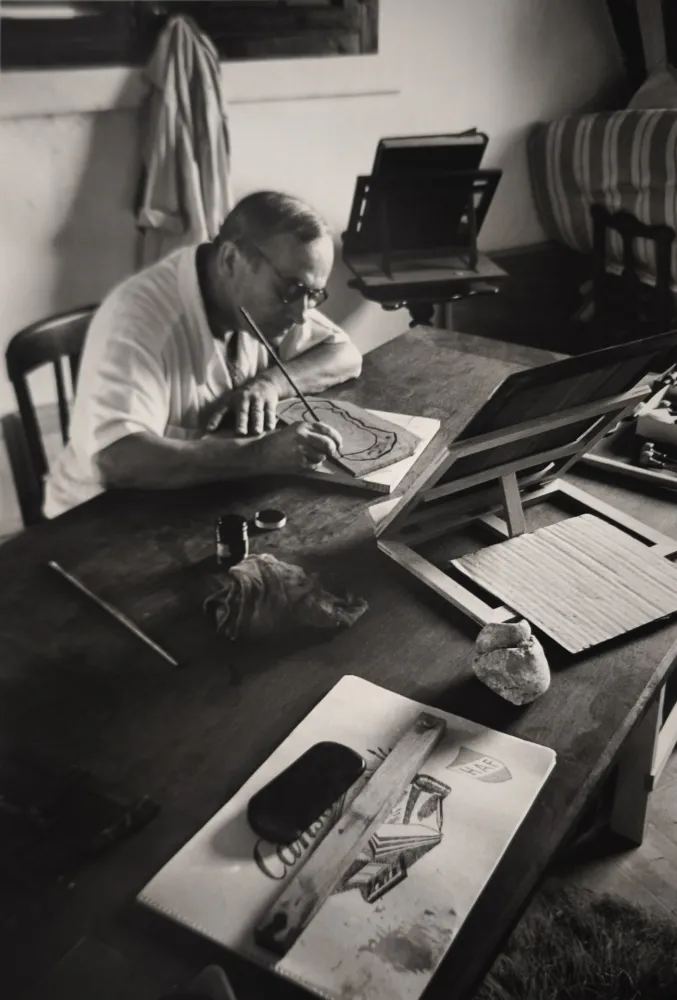 Photographie Scheidegger - Joan Miro, um 1954.