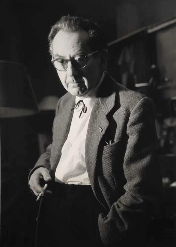 Photographie Scheidegger - Man Ray, um 1958. 