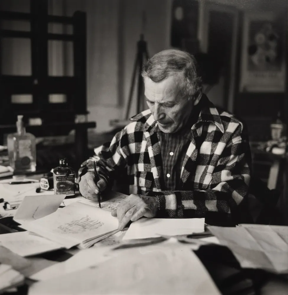 Photographie Scheidegger - Marc Chagall, um 1970. 