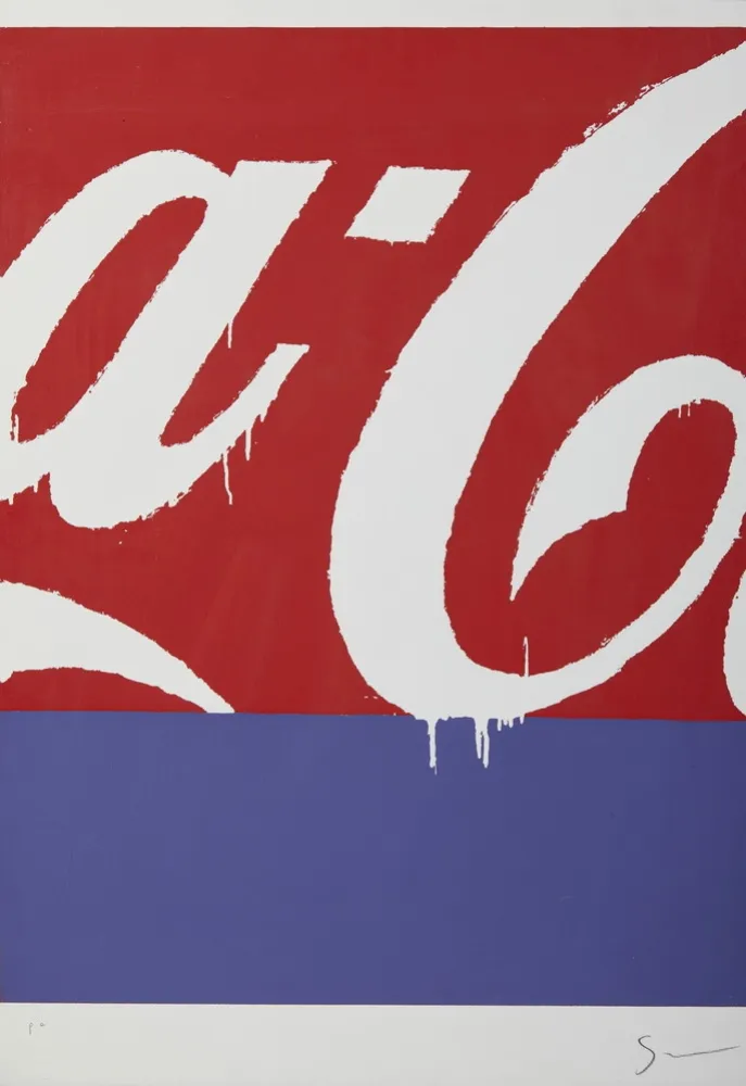Sérigraphie Schifano - Coca Cola