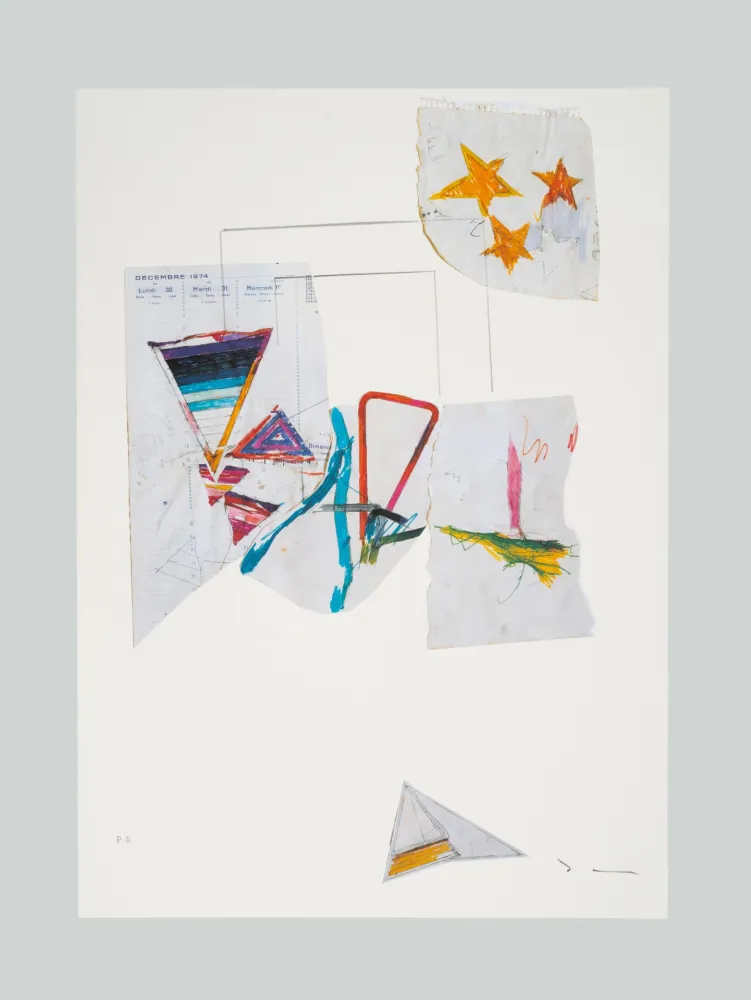 Lithographie Schifano - Composizione