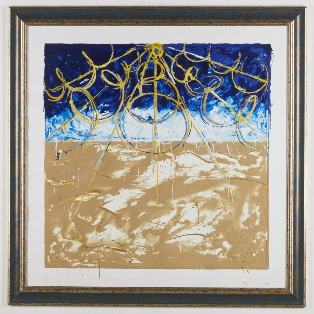 Sérigraphie Schifano - Deserto