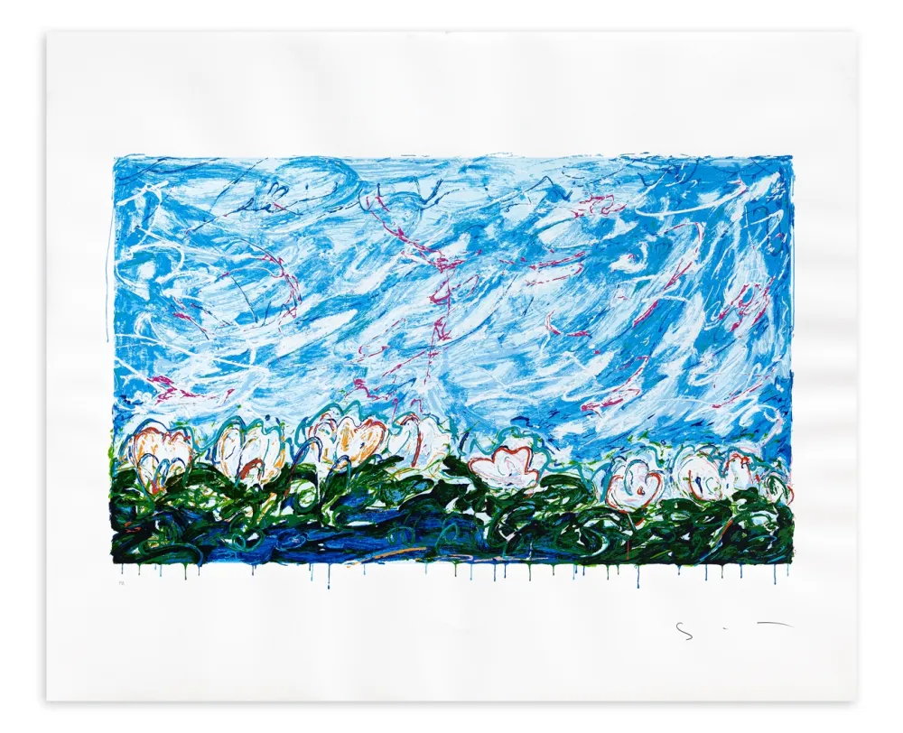 Sérigraphie Schifano - Gigli d'acqua