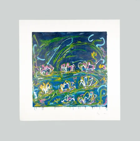 Sérigraphie Schifano - Gigli d'acqua