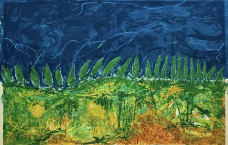 Lithographie Schifano - Mario Schifano (1934–1998) – Bellavista – Enamel screen printing – 1993