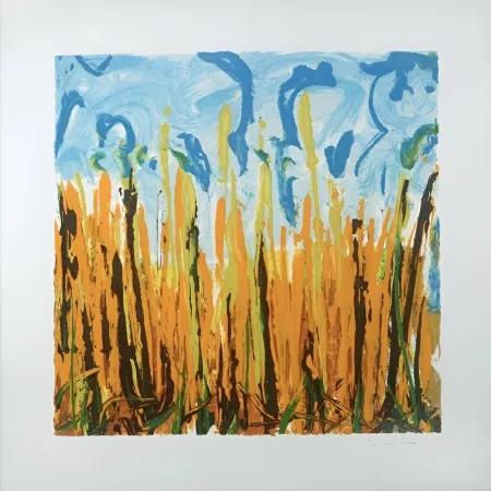 Sérigraphie Schifano - Mario Schifano (1934–1998) – Campo Basso – Enamel screen printing, 29-colour printing on Magnani di Pescia paper – 1988