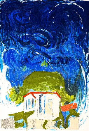 Sérigraphie Schifano - Mario Schifano (1934–1998) - Casa Dolce - Enamel screen printing and collage - 1997