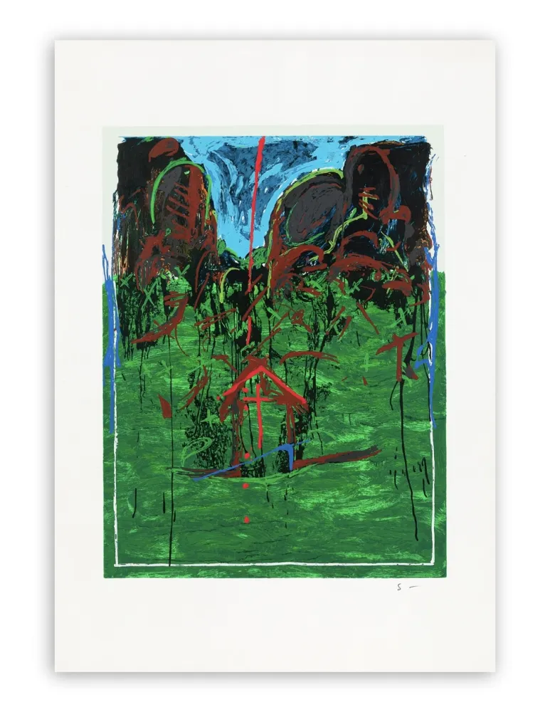 Sérigraphie Schifano - Mario Schifano (1934–1998) - Casetta - Enamel screen printing - 1993