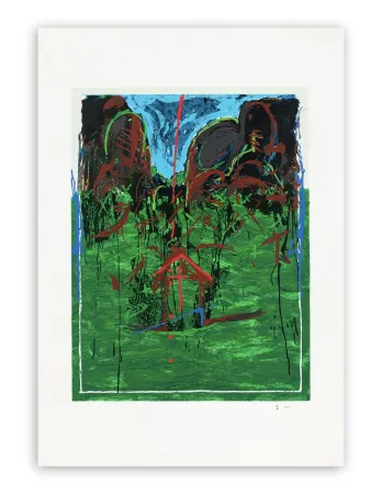 Sérigraphie Schifano - Mario Schifano (1934–1998) - Casetta - Enamel screen printing - 1993