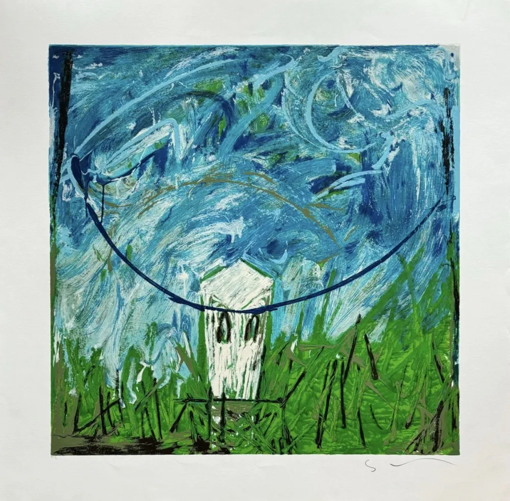 Sérigraphie Schifano - Mario Schifano (1934–1998) - Grand'angolo - Enamel screen printing - 1988