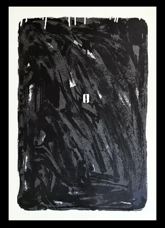Sérigraphie Schifano - Mario Schifano (1934–1998) - Monochrome - Materic serigraphy with enamels on cardboard - 1975