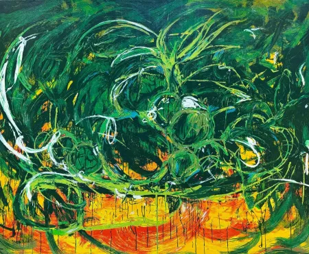 Sérigraphie Schifano - Mario Schifano (1934–1998) – Natura – Enamel screen printing, 38-colour printing on Magnani di Pescia paper – 1988