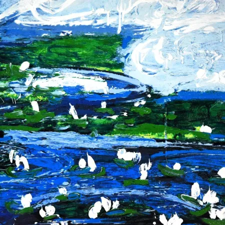 Sérigraphie Schifano - Mario Schifano (1934–1998) - Water - Enamel screen printing - 1989