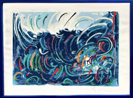 Sérigraphie Schifano - Onde (Waves)