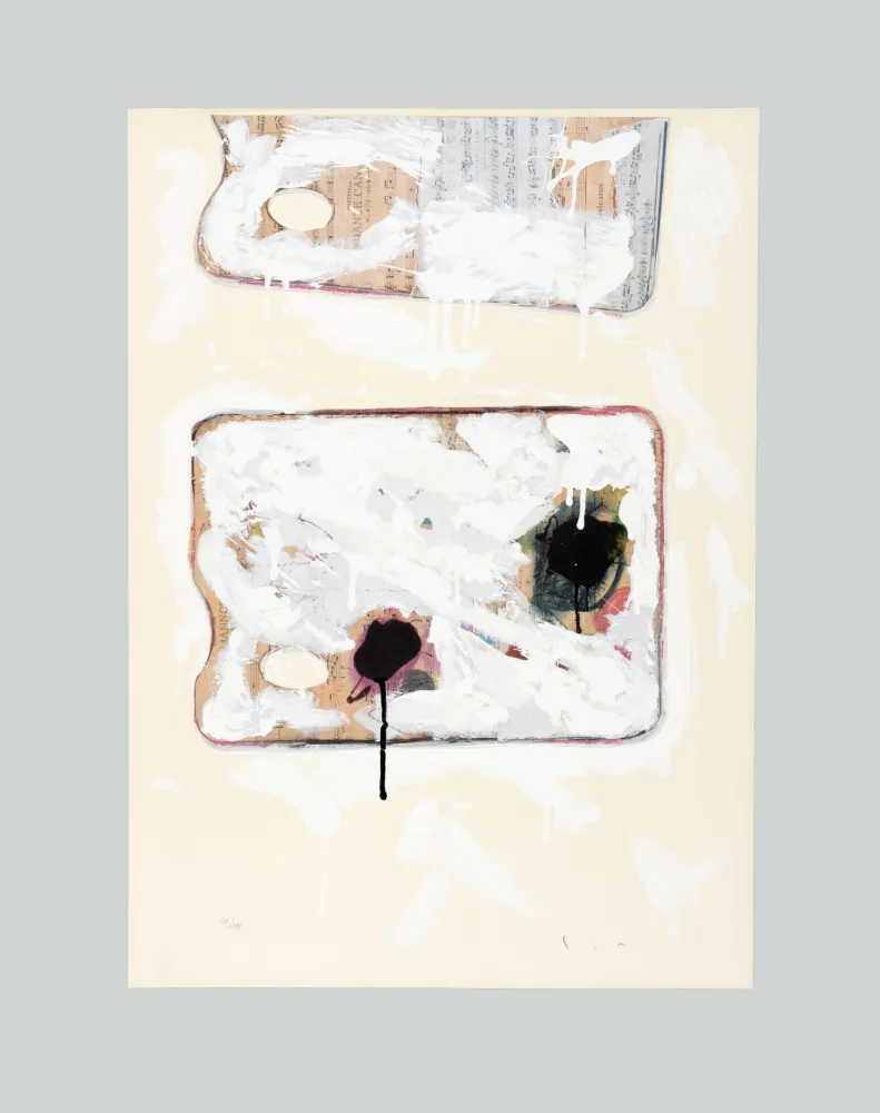 Sérigraphie Schifano - Tavolozza