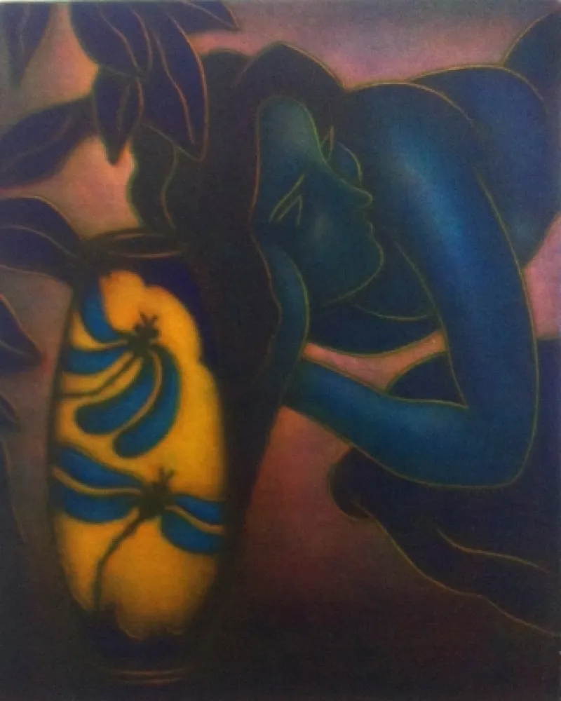 Manière Noire Schkolnyk -  Hommage à Gauguin