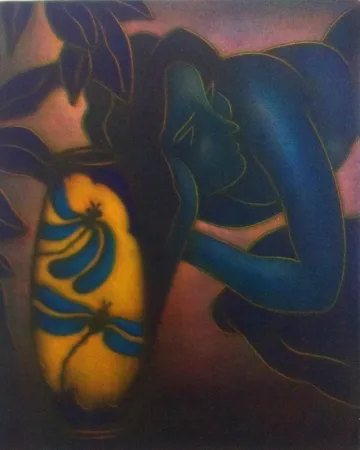 Manière Noire Schkolnyk -  Hommage à Gauguin