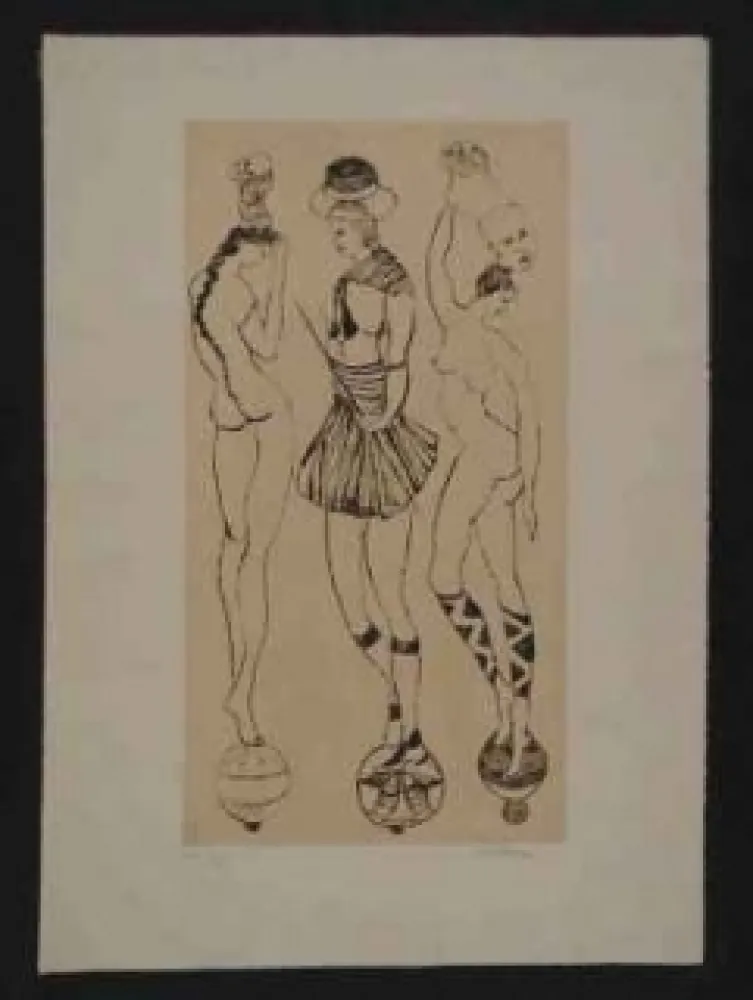 Aquatinte Schleime - Sans titre