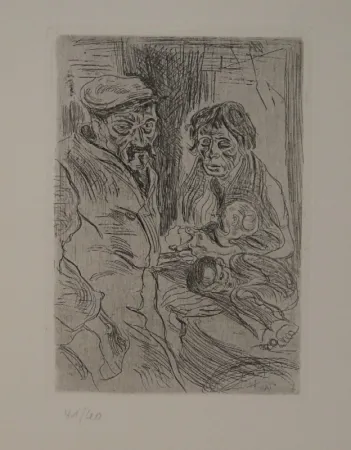 Eau-Forte Schürch - Familie