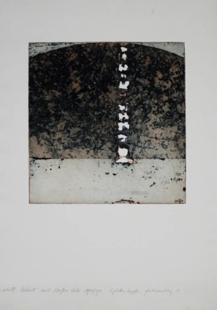 Eau-Forte Et Aquatinte Sensen - Atoll-Detail