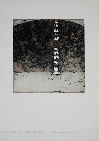 Eau-Forte Et Aquatinte Sensen - Atoll-Detail