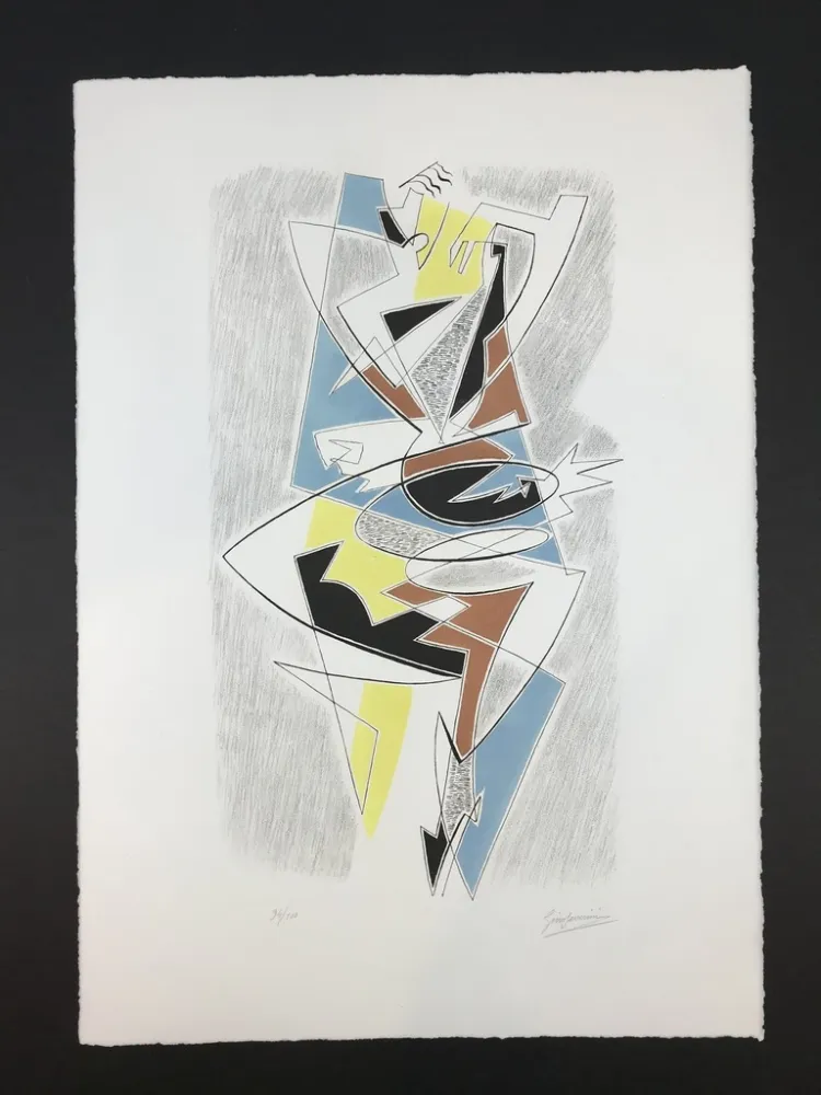 Lithographie Severini - ARLECCHINO