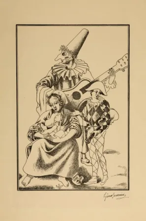 Aucune Technique Severini - Harlekin-Familie