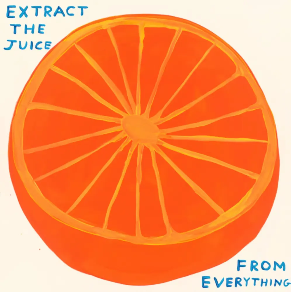 Sérigraphie Shrigley - Extract The Juice