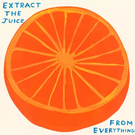 Sérigraphie Shrigley - Extract The Juice