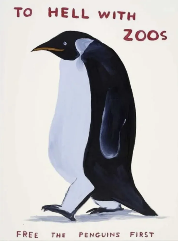 Sérigraphie Shrigley - To Hell With Zoos