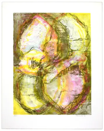 Lithographie Siversten - Rose