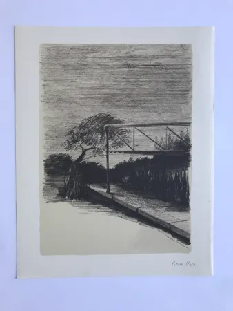 Lithographie Skira - Le canal (L'Eau III)