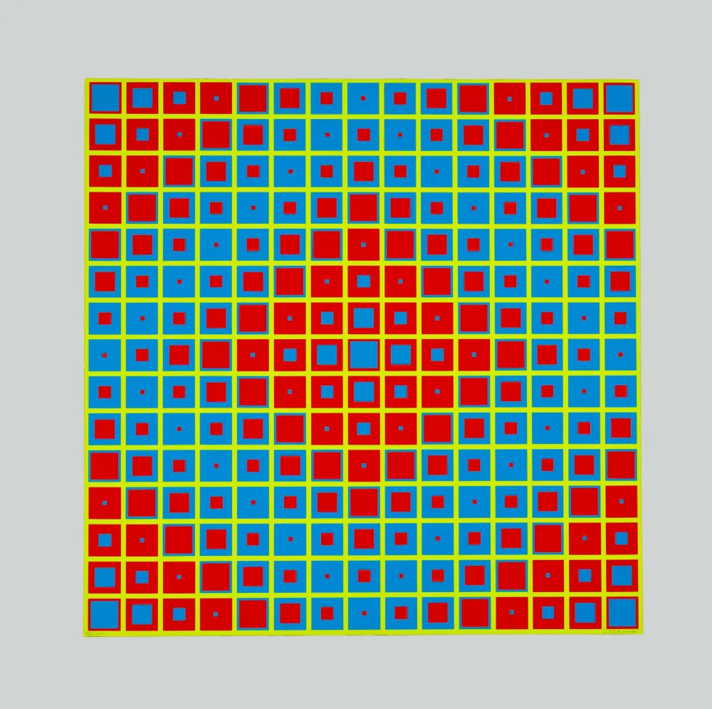 Sérigraphie Sobrino - Composition