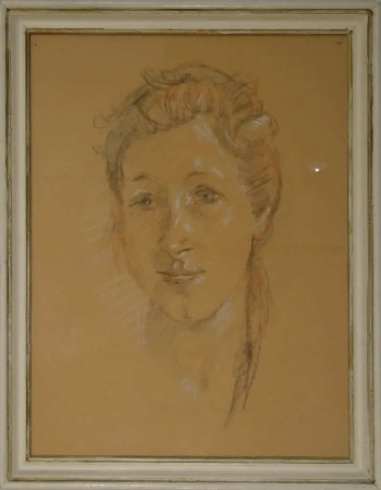 Aucune Technique Soldenhoff - Kopf einer jungen Frau