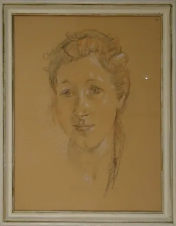 Aucune Technique Soldenhoff - Kopf einer jungen Frau