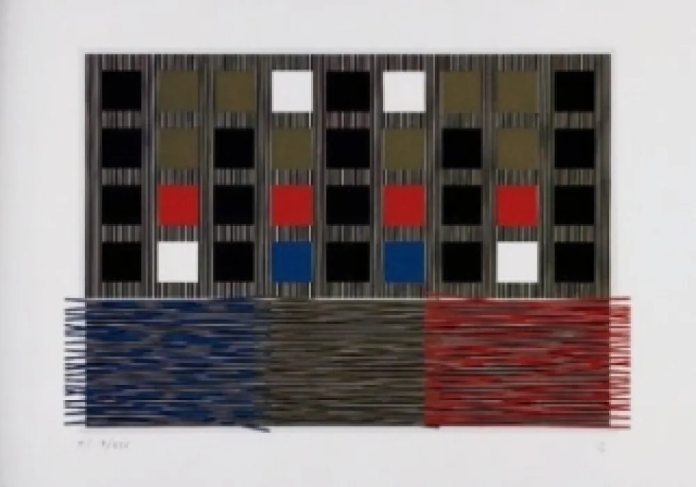 Sérigraphie Soto - Sans titre