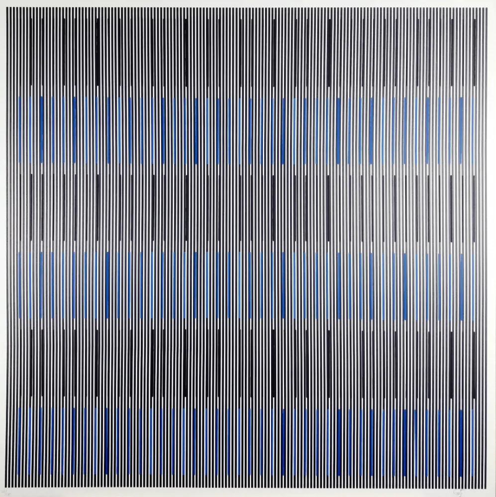 Sérigraphie Soto - Untitled 