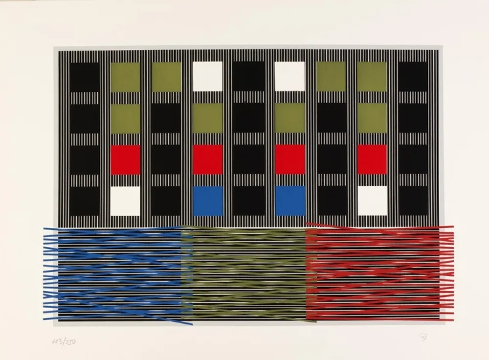 Sérigraphie Soto - Untitled