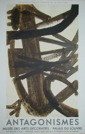 Affiche Soulages - Antagonismes